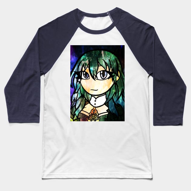 FE3H - Ashen Demon, Byleth Baseball T-Shirt by ScribbleSketchScoo